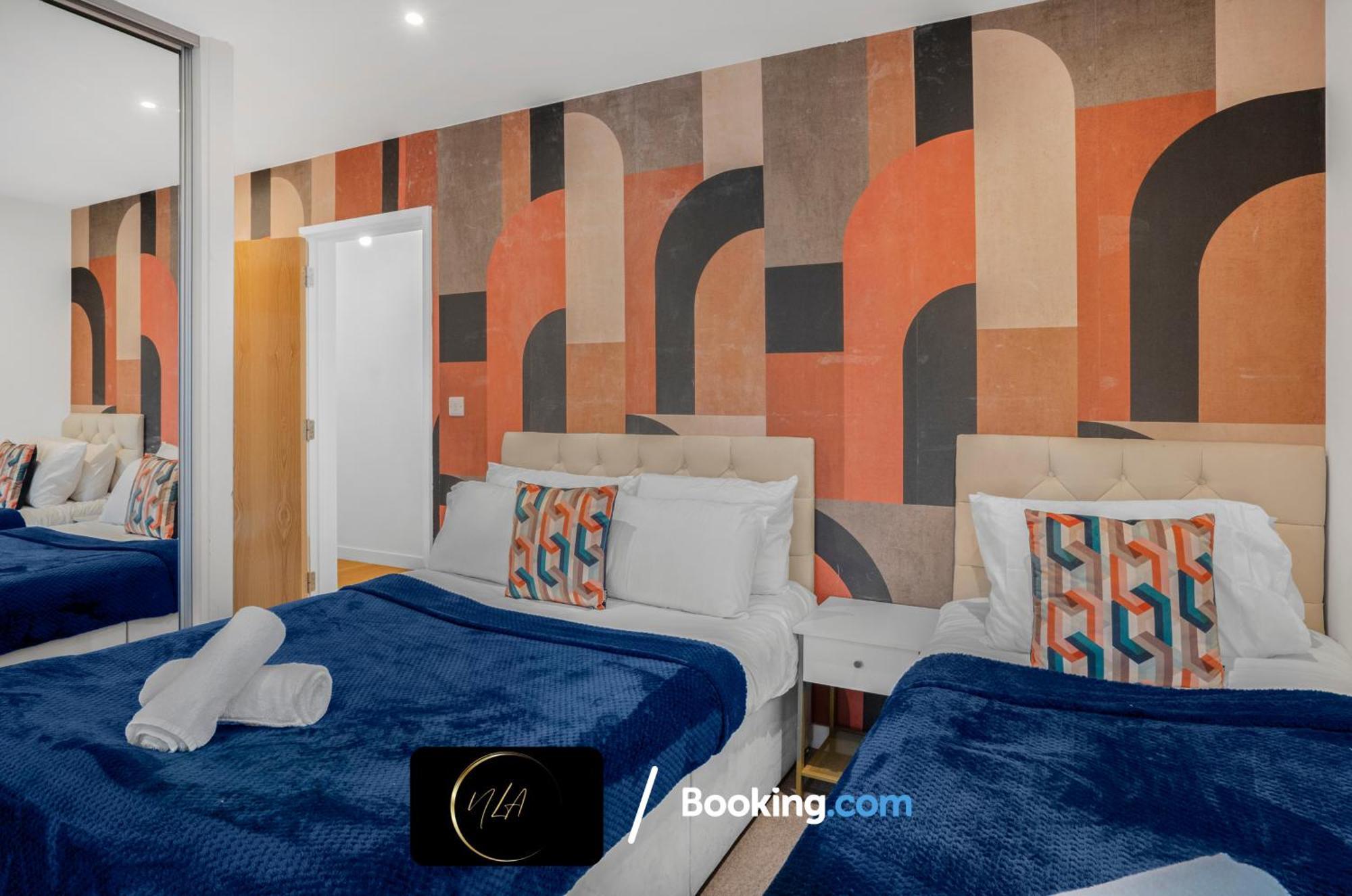 City Centre Apartment With Free Parking, 2 Bathrooms, Netflix And Wifi - Suitable For Contractors And Families - By Noor Luxury Accommodations Birmingham Exteriör bild
